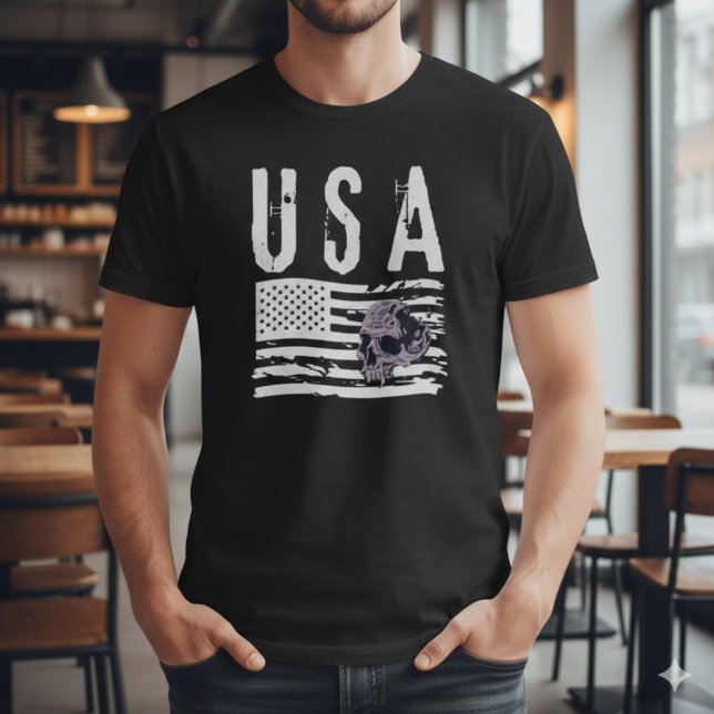 Patriotisk amerikansk gotisk t-shirt (Skapare uppladdad)