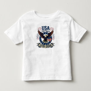 Patriotisk amerikansk örn 250 år 1776-2026 t shirt