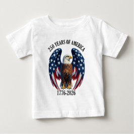 Patriotisk amerikansk örn 250 år 1776-2026 t shirt