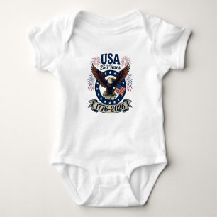 Patriotisk amerikansk örn 250 år 1776-2026 t shirt