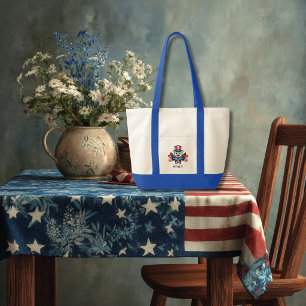 Patriotisk amerikansk örn 250-årsjubileum speciald tygkasse