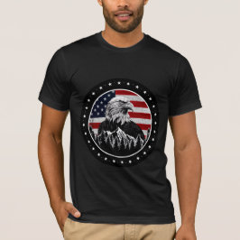 Patriotisk Amerikansk Örn Glad 250-årsjubileum T Shirt