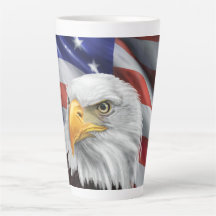 Patriotisk amerikansk Örn-kaffe Mugg