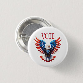 Patriotisk amerikansk örn knapp