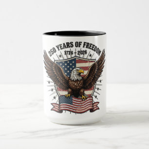 Patriotisk Amerikansk Örn Mugg