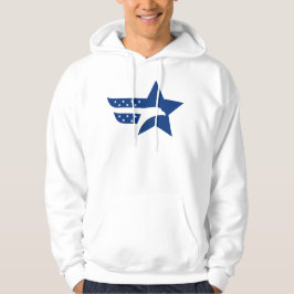 Patriotisk Amerikansk Örn Stjärna Hoodie