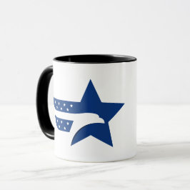Patriotisk Amerikansk Örn Stjärna Mugg