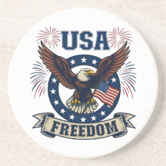Patriotisk amerikansk örn USA Frihet Underlägg