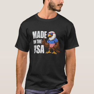 Patriotisk amerikansk stolthet grafisk t-shirt