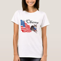 Patriotisk amerikansk tabbykatt för Obama