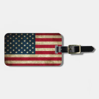 Patriotisk amerikanska flaggan för vintage