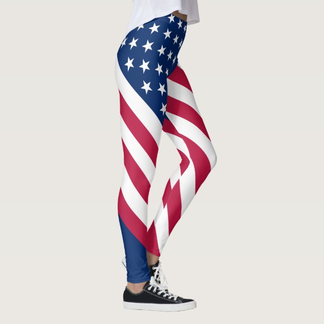 Patriotisk amerikanska flaggan leggings (Höger)