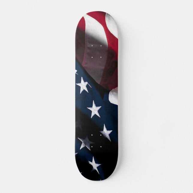 Patriotisk amerikanska flaggan skateboard bräda 19,5 cm (Framsida)