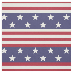 Patriotisk amerikanska flaggan USA för stars och Tyg