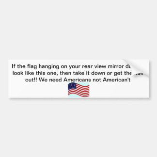 Patriotisk amerikanska flagganbildekal bildekal