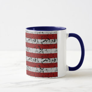 Patriotisk amerikanUSA-flagga av United States Mugg