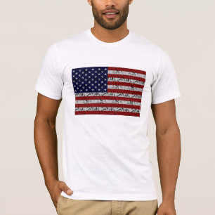 Patriotisk amerikanUSA-flagga av United States Tee Shirt