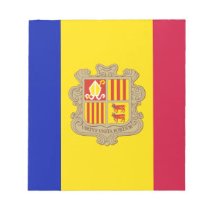 Patriotisk Andorra-flagga Anteckningsblock