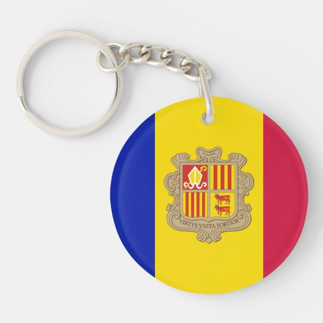 Patriotisk Andorraflagga (Framsidan)