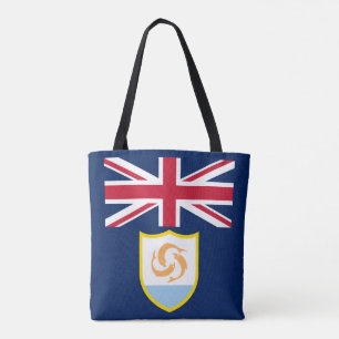 Patriotisk Anguilla Flagga Toteväska Tygkasse
