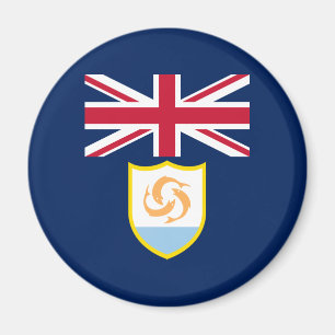 Patriotisk Anguilla Flaggmagnet Magnet