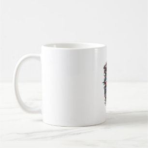 Patriotisk Apokalyps för Yttersta Dagens Örnskalle Kaffemugg