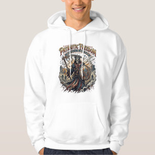 Patriotisk Apokalyptisk Frihet Skördare Zombie Apo Hoodie