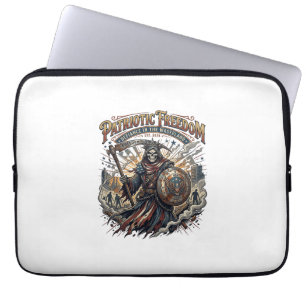 Patriotisk Apokalyptisk Frihet Skördare Zombie Apo Laptop Fodral