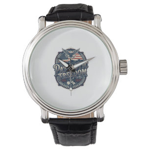 Patriotisk Appalachian Heritage Vector Grafisk T-s Armbandsur