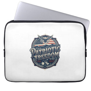 Patriotisk Appalachian Heritage Vector Grafisk T-s Laptop Fodral