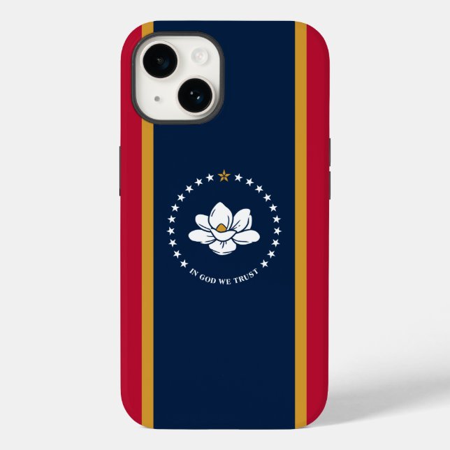 Patriotisk Apple Case-Mate, Mississippi Flagga (Baksida)