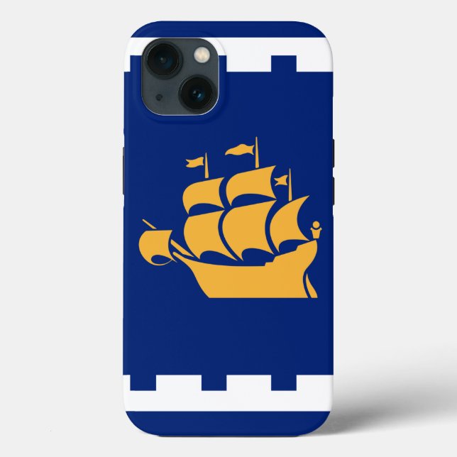Patriotisk Apple Case-Mate, Québecs stadsflagga (Baksida)