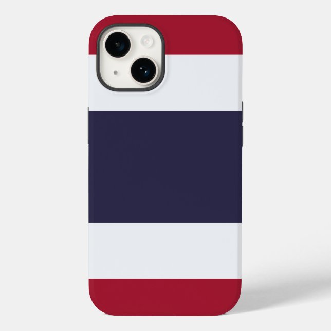 Patriotisk Apple Case-Mate, Thailands flagga (Baksida)