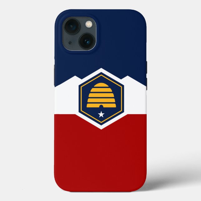 Patriotisk Apple Case-Mate, Utahs flagga (Baksida)