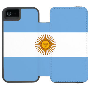 Patriotisk argentinsk flagga