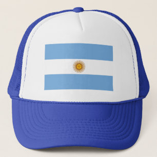 Patriotisk argentinsk flagga keps