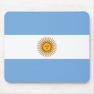 Patriotisk argentinsk flagga musmatta