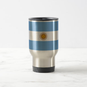 Patriotisk argentinsk flagga resemugg
