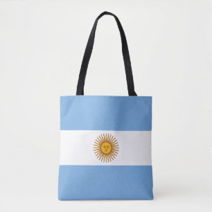 Patriotisk argentinsk flagga tygkasse