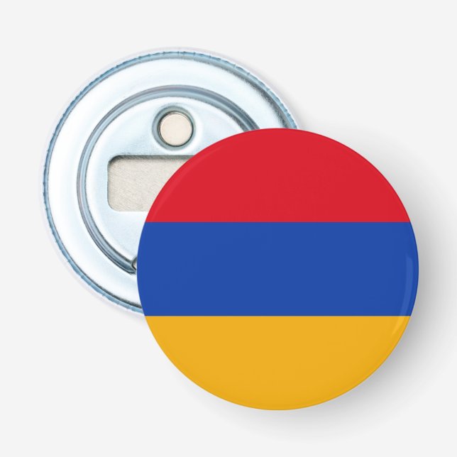 Patriotisk armenisk flagga flasköppnare (Framsidan)