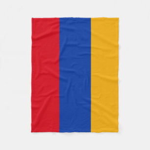 Patriotisk armenisk flagga fleecefilt