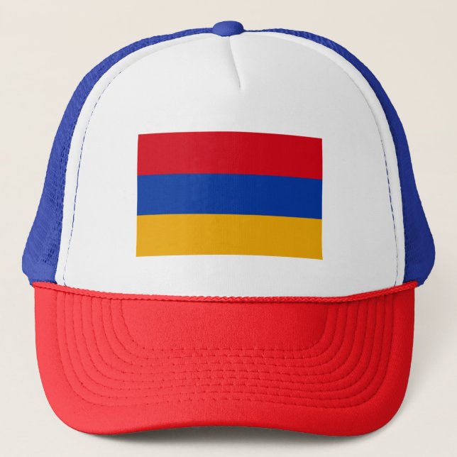 Patriotisk armenisk flagga keps (Framsida)