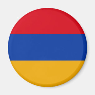 Patriotisk armenisk flagga magnet