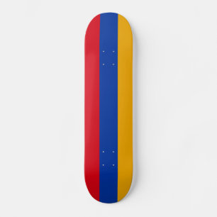 Patriotisk armenisk flagga mini skateboard bräda 18,5 cm