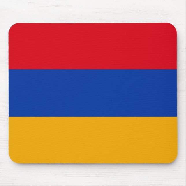 Patriotisk armenisk flagga musmatta (Framsidan)