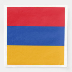 Patriotisk armenisk flagga pappersservett