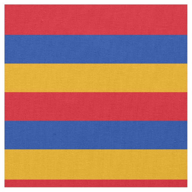 Patriotisk armenisk flagga tyg (Närbild)