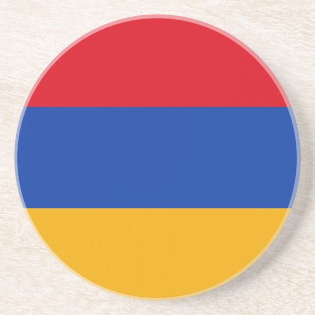 Patriotisk armenisk flagga underlägg (Framsidan)