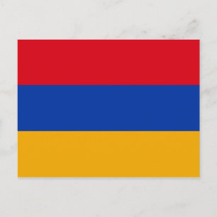 Patriotisk armenisk flagga vykort