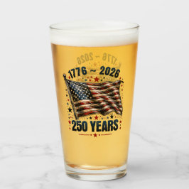 Patriotisk årsjubileumsfirande design glaskopp